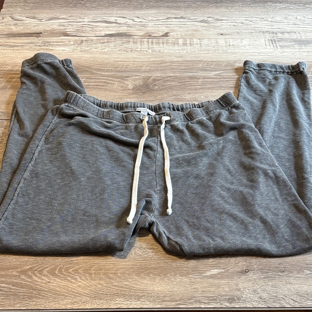 James Perse Women’s Gray Drawstring Joggers Size 3